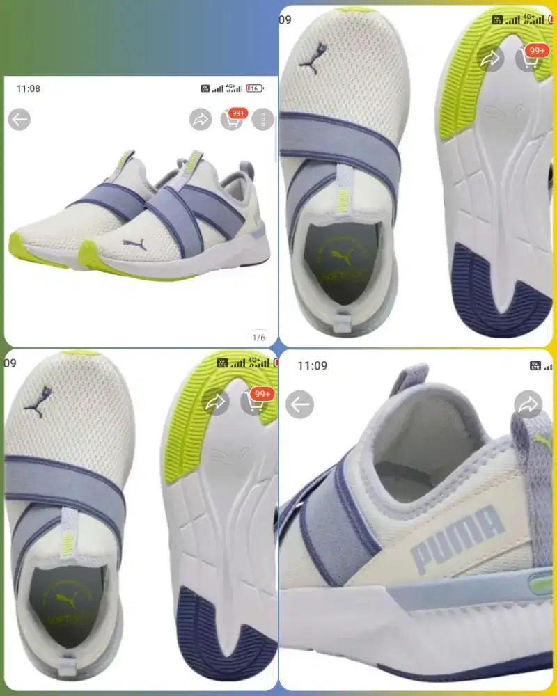 Sepatu lari wanita bekas tapi kayak baru, baru beli