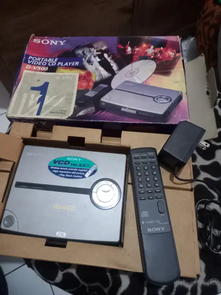 Video CD Player SONY  Made in Japan,mulus,MINUS: on nyala 1menit mati