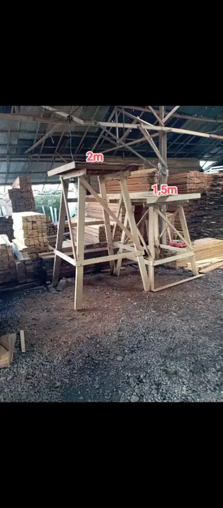 Menara tandon ulin tinggi 2 meter (full ulin)