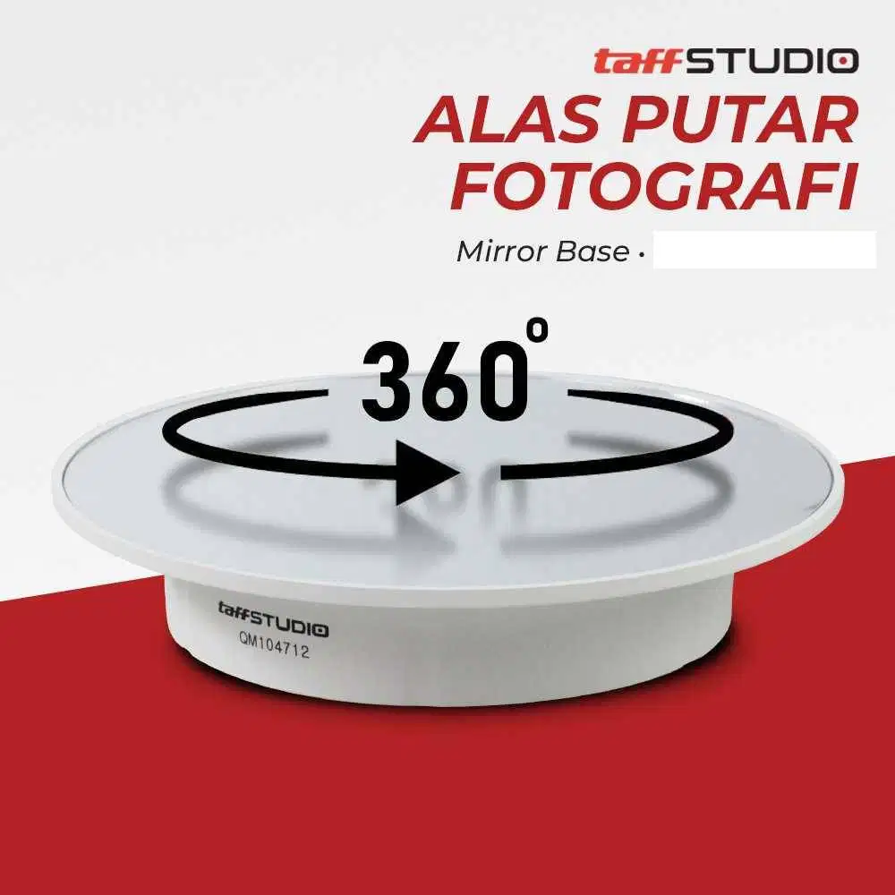 Taffstudio Alas Putar Rotating 360 Fotografi 20cm QM104712