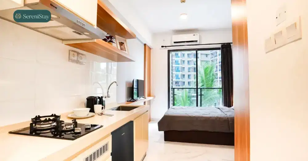 DISEWAKAN STUDIO APARTMENT BAGUS & BARU DI BSD