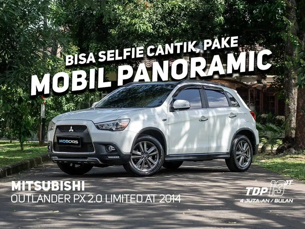 FREE SMART TV MITSUBISHI OUTLANDER 2.0 PX LIMITED AT 2014  MOBCARS