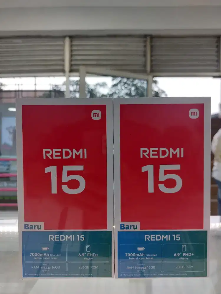 REDMI 15 RAM 8/128 & 8/256 GARANSI RESMI