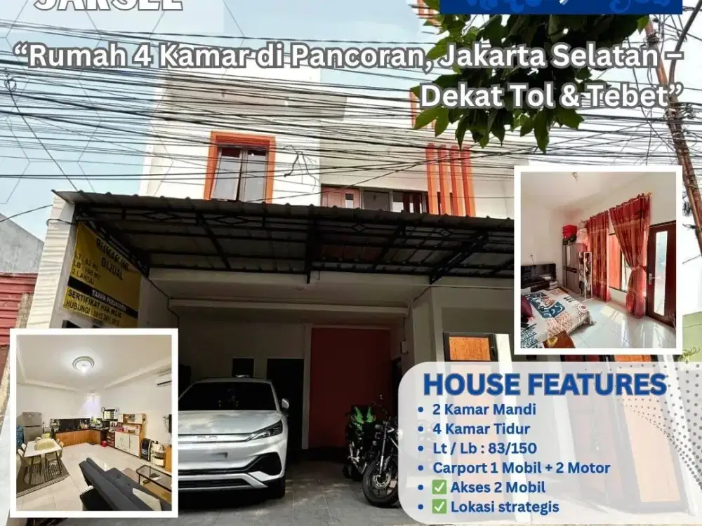 Rumah Cantik Duren Tiga, Akses 2 Mobil! Harga Menarik! Z87