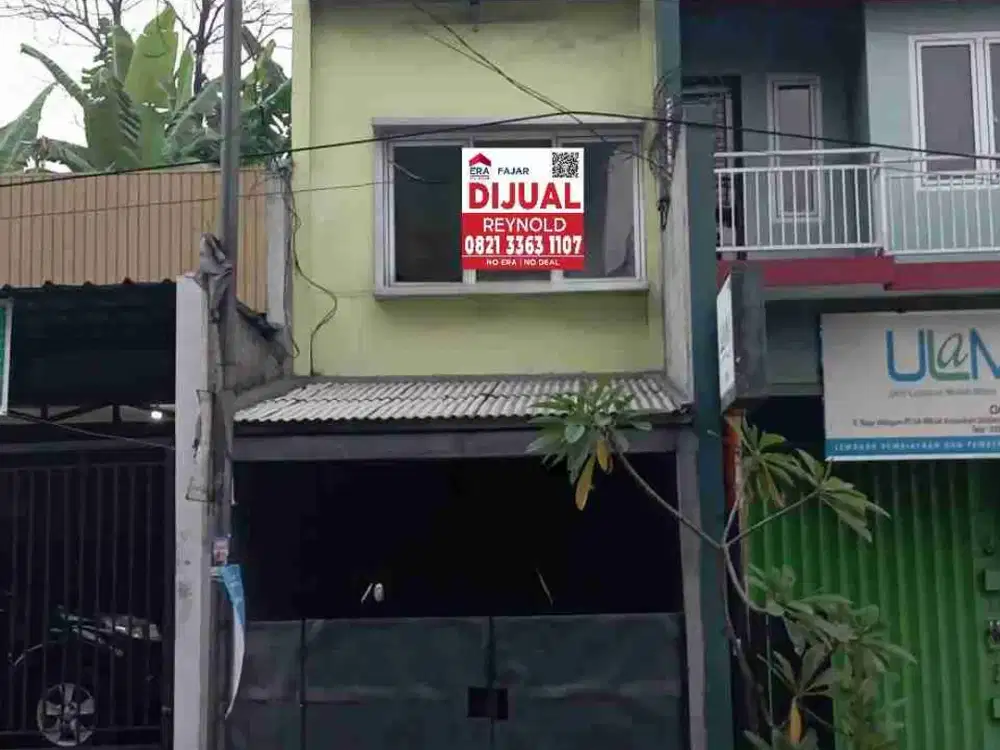 Dijual
Ruko 2 lantai di Jl. Raya Tajur