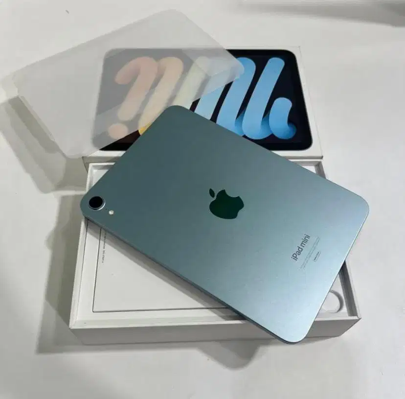 IPAD MINI 7 (A17 PRO) BLUE 256GB iBox Garansi on Fullset Original iBox