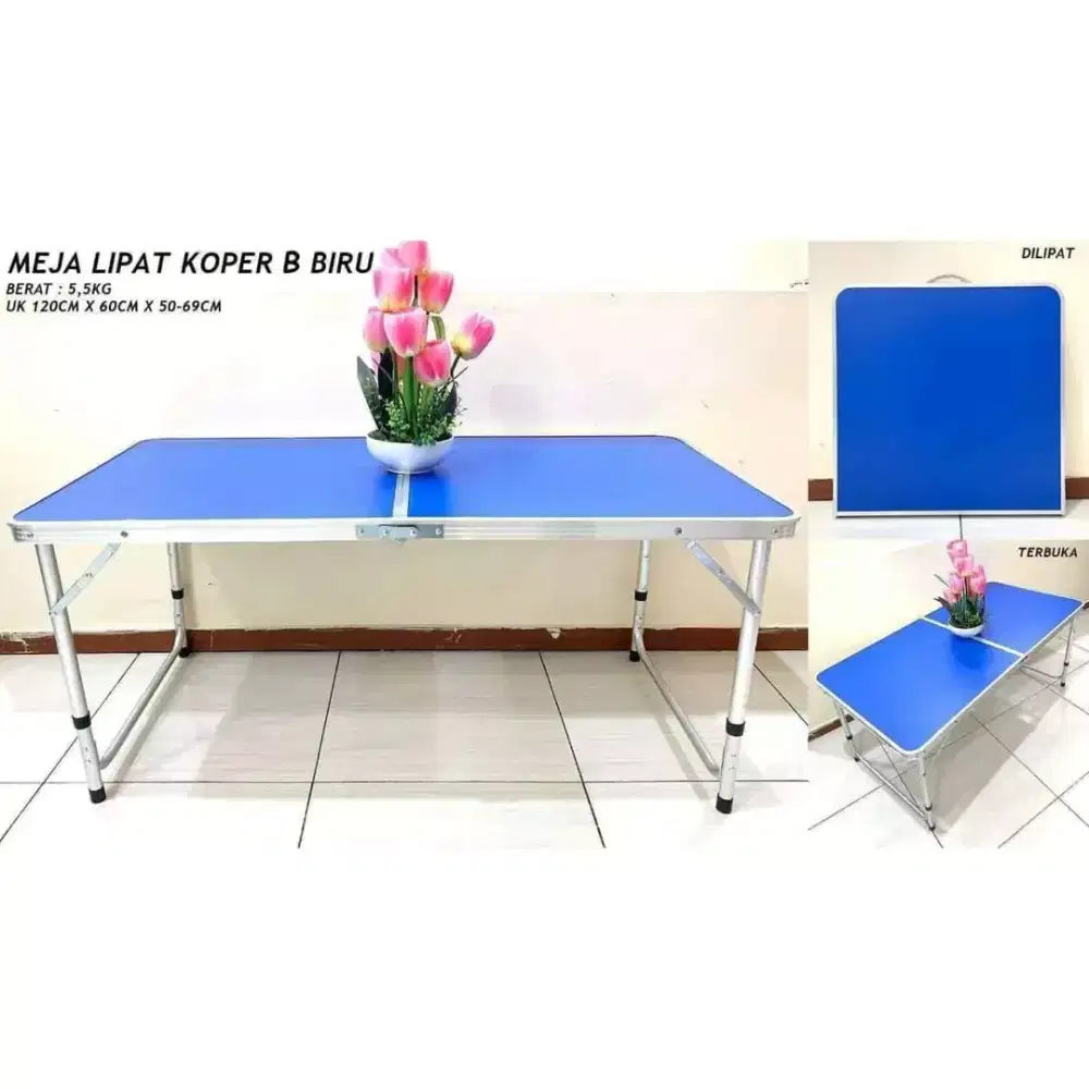 Meja lipat portable