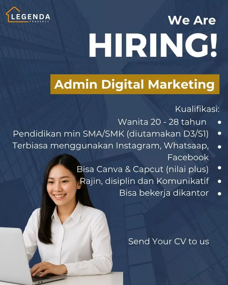 Dibutuhkan Admin Digital Marketing