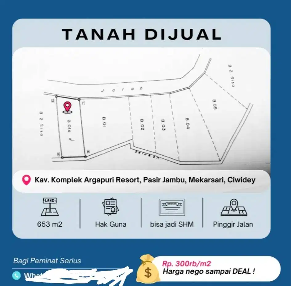 Dijual beberapa tanah ciwidey, gambung. Nego sampai laku