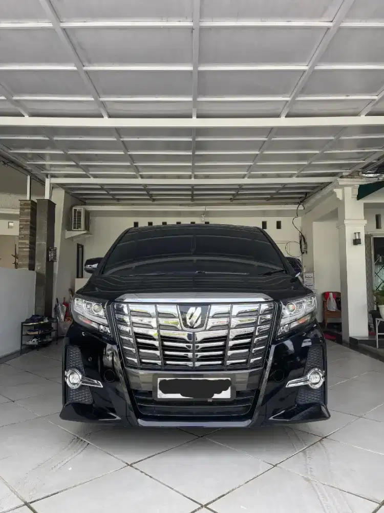 Toyota Alphard 2.5 G S C Bensin AT Triptonic 2015 Hitam