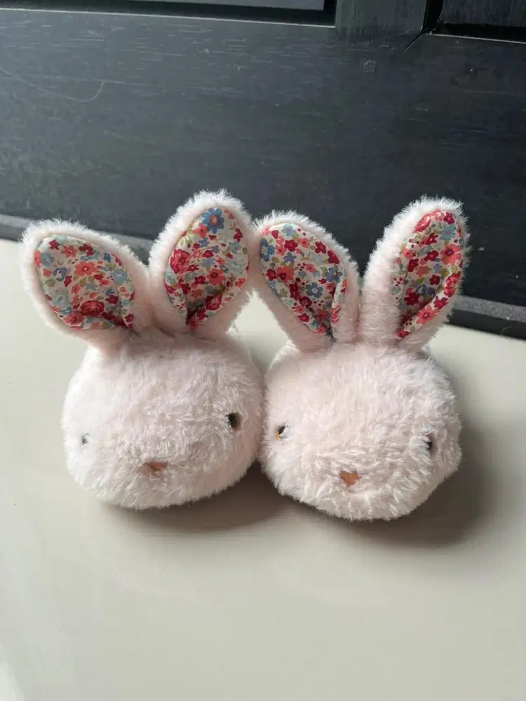 Sendal rumah rabbit pink