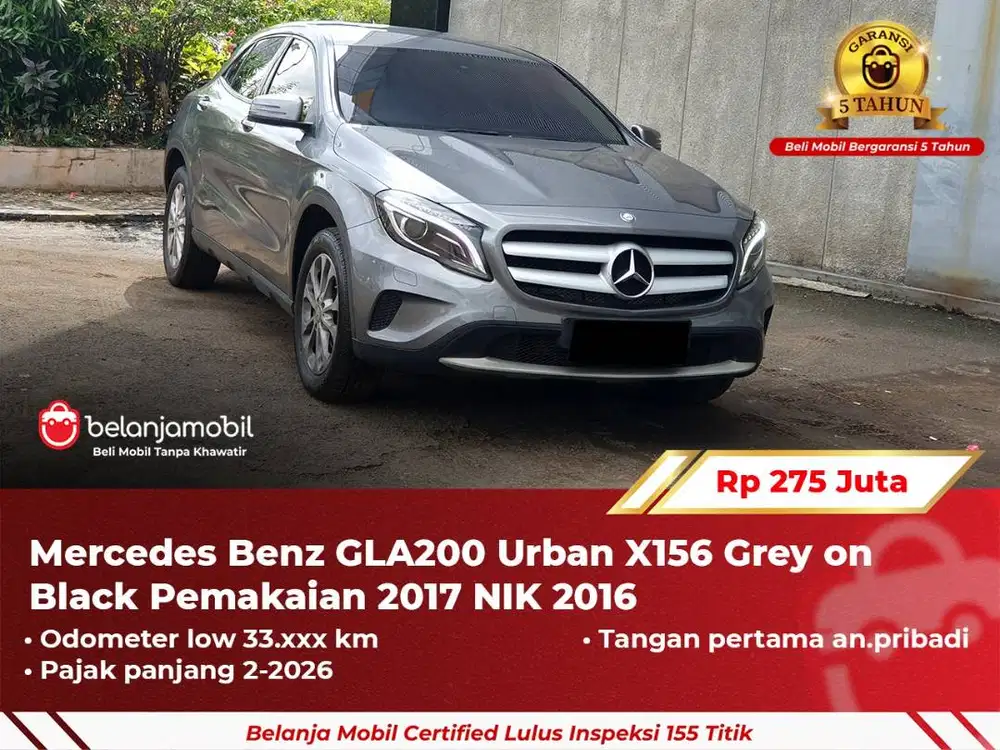 [GARANSI 5TH] Mercedes Benz Mercy GLA200 GLA 200 Urban X156 2016/2017