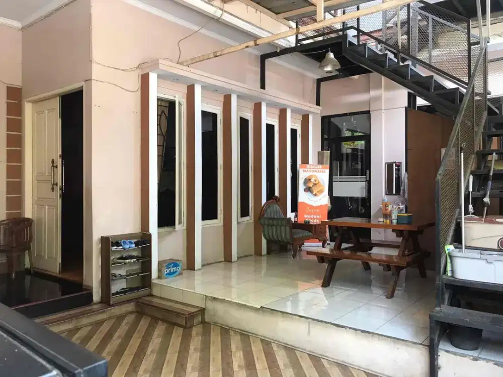 RUMAH HOEK 2  LANTAI DEKAT RUKO COCOK UNTUK USAHA BANJAR  WIJAYA TANGERANG