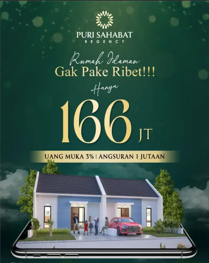 Rumah Subsidi Pemerintahan Angsuran Flat Sampai Lunas