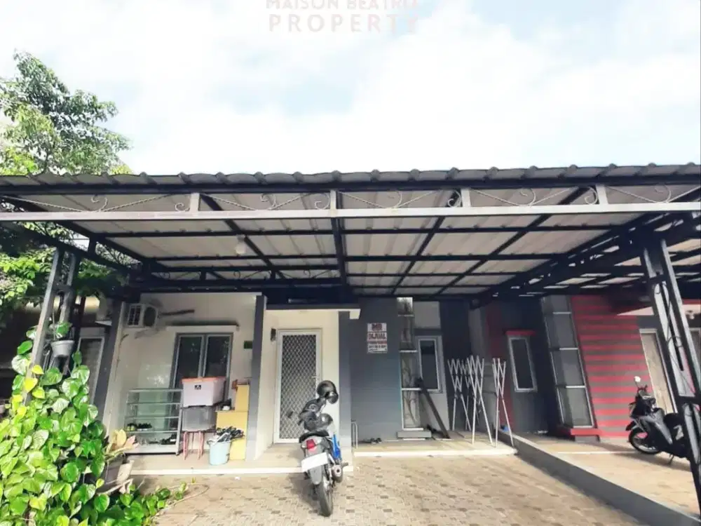 DIJUAL RUMAH ASRI SIAP HUNI  DI SERPONG GARDEN 1 DEKAT ST.CISAUK TANGERANG