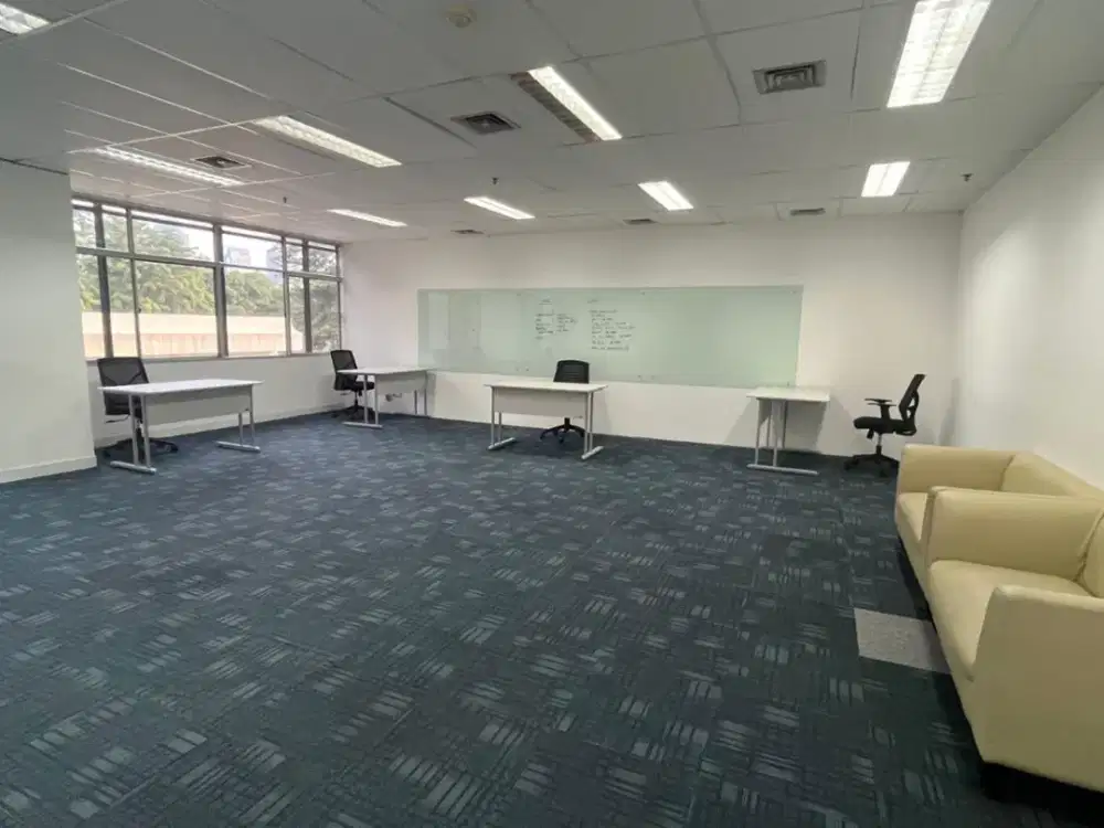 SEWA KANTOR DI JAKARTA SELATAN KUNINGAN 77M2 FITTED  160K NEGO