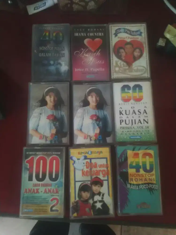 9 kaset lawas lagu rohani
