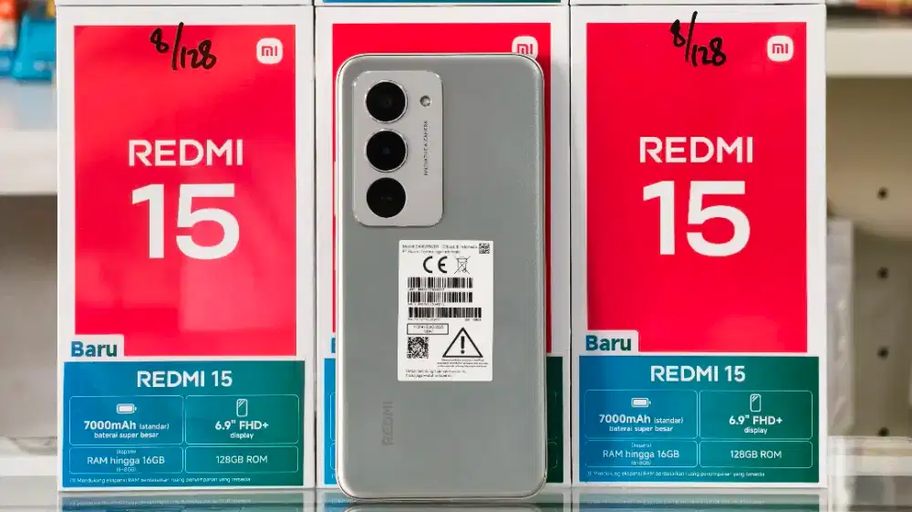 Xiaomi Redmi 15 8/128 dan 8/256GB Garansi Resmi