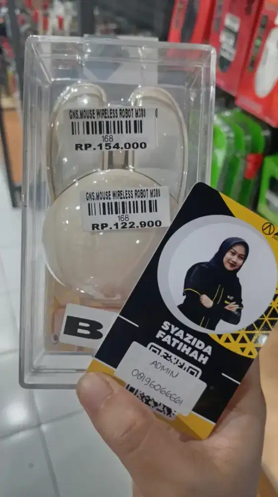 MOUSE WIRELESS ROBOT M380 ATLANTIS DAHSYAT