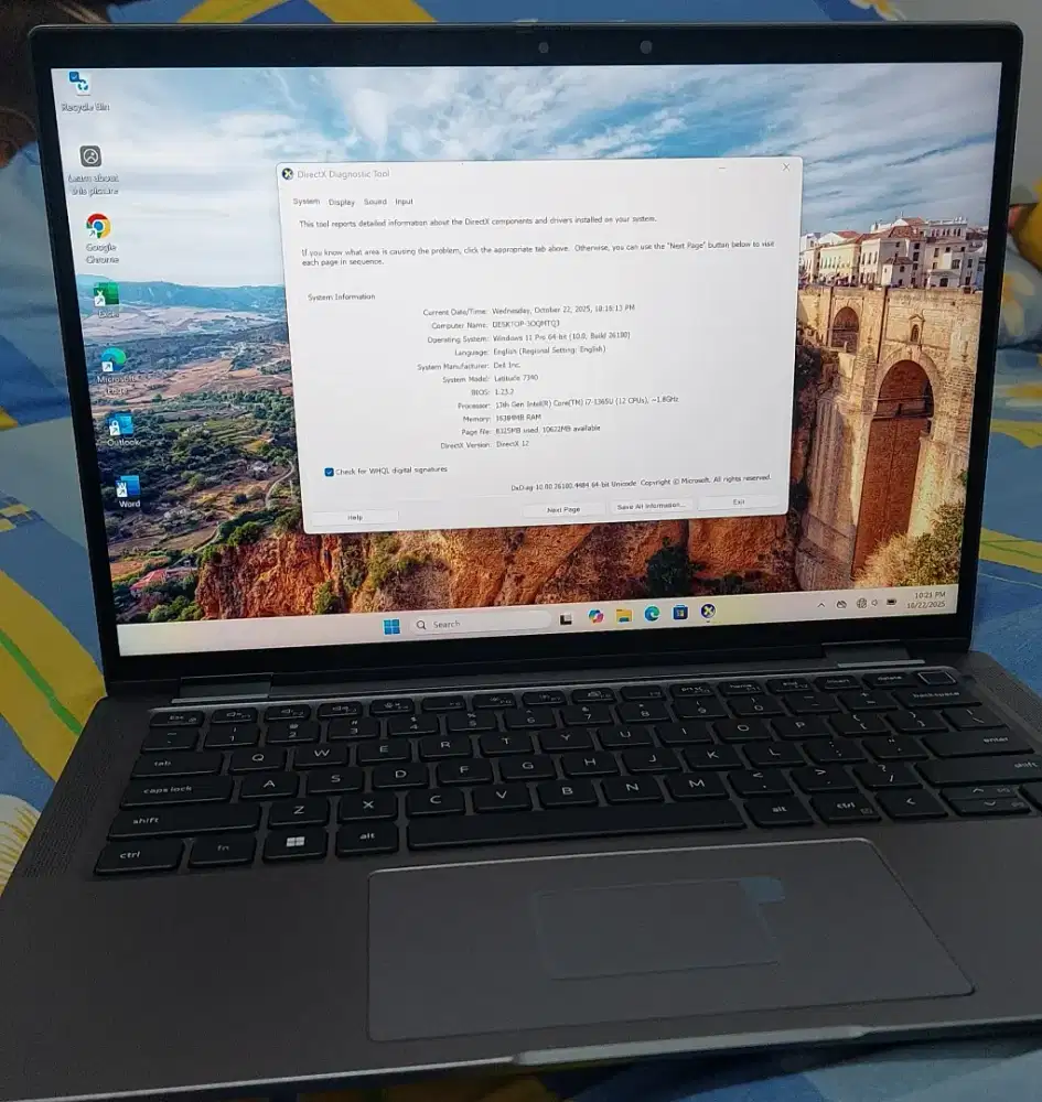 Laptop Dell Latitude 7340 2 in 1, 13 core i7 Gen 13 Touchscreen,