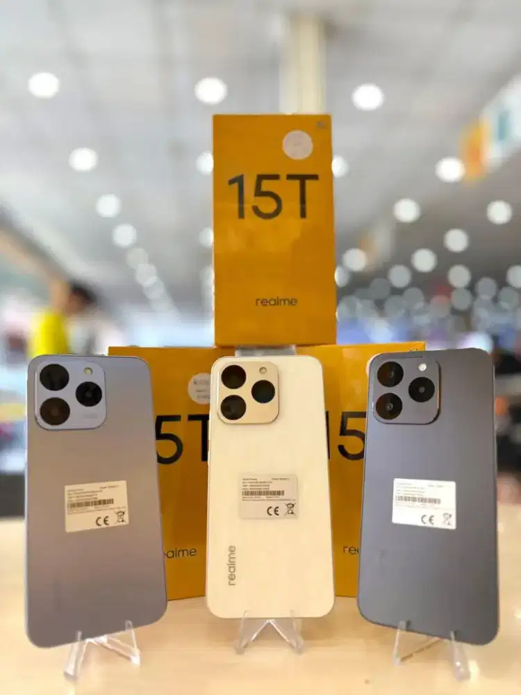 TERBARU REALME 15T 5G AMOLED. BATERAI 7000MAH.ANTI AIR IP 67/68/69