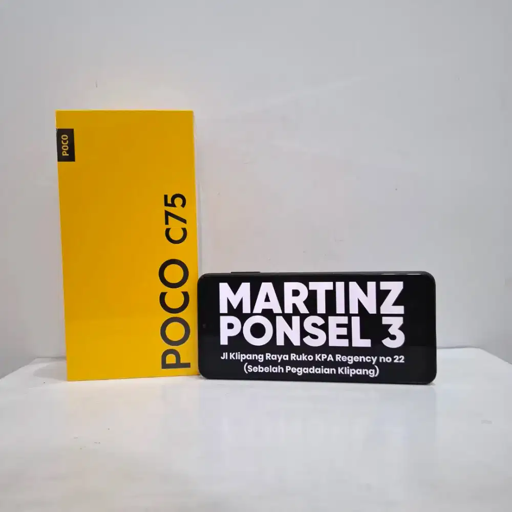 Poco C75 NFC 6/128 Garansi Resmi 15 bulan
