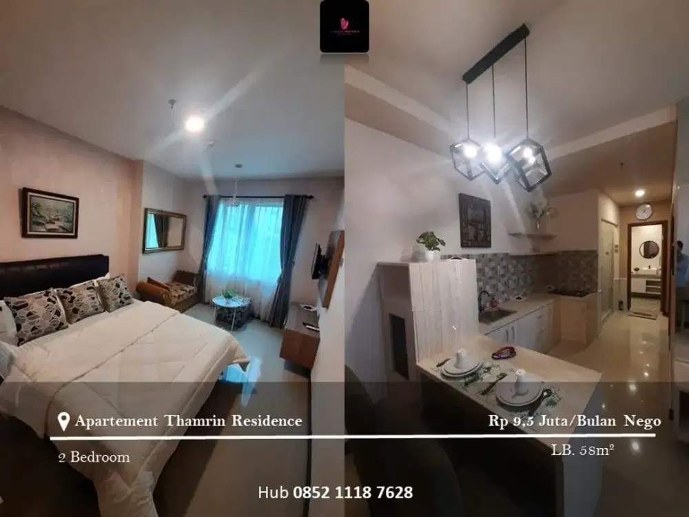 Disewakan Apartement Thamrin Residence High Floor 2BR FF