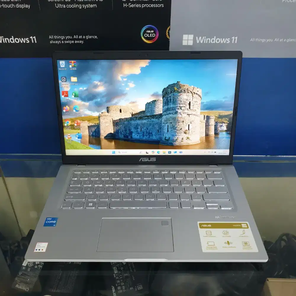 Asus VivoBook A1400EA i3-1115G4 Ram-8GB SSD-256GB 14inchi FHD Mulus