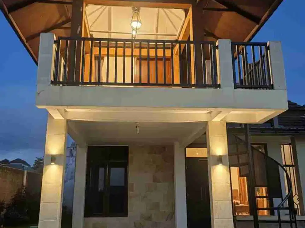 Rumah Villa Siap Huni View Gunung Gede pangrango Harga Ekonomis