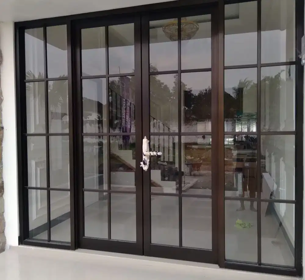 PINTU KACA, JENDELA KACA, ALUMINIUM UPVC