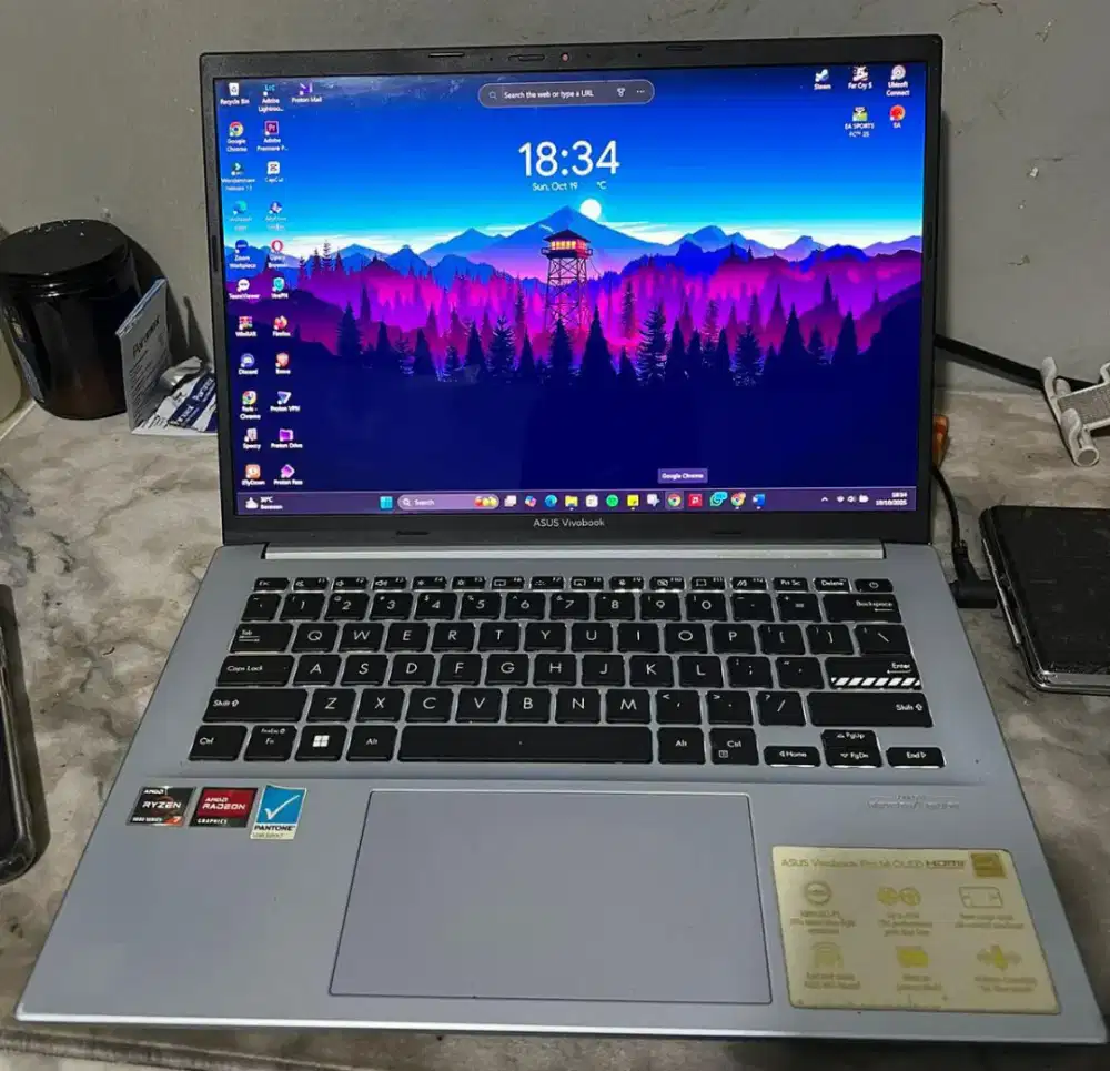 Jual cepet Asus Vivobook Pro 14 2.8K 512GB
