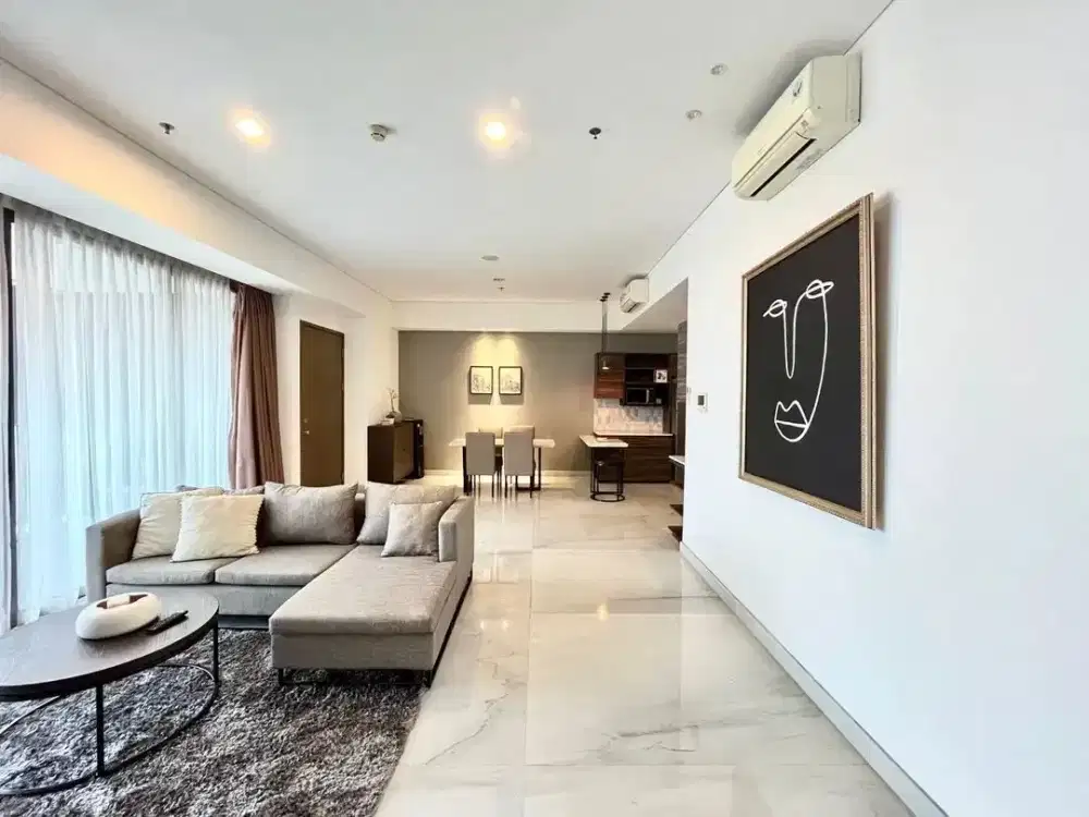 Dijual Apartemen 1 Park Avenue Tipe 3 Kamar Tidur Furnished