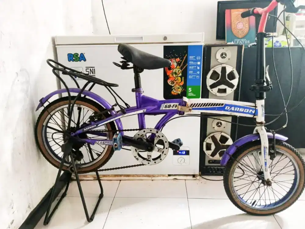 Sepeda lipat ukuran 16
