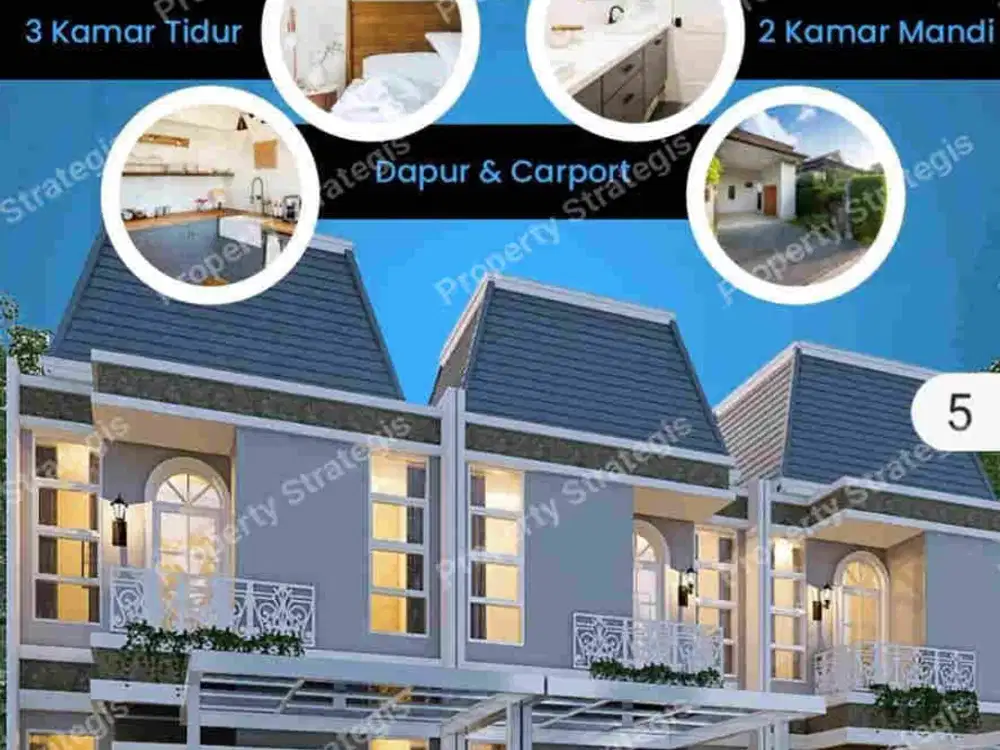 Rumah townhouse syariah pamulang TANGERANG Selatan dekat tol stasiun