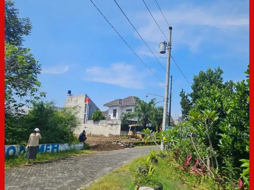 Tanah Jogja 5 Menit Dari RS UAD Maguwoharjo SHM Pekarangan