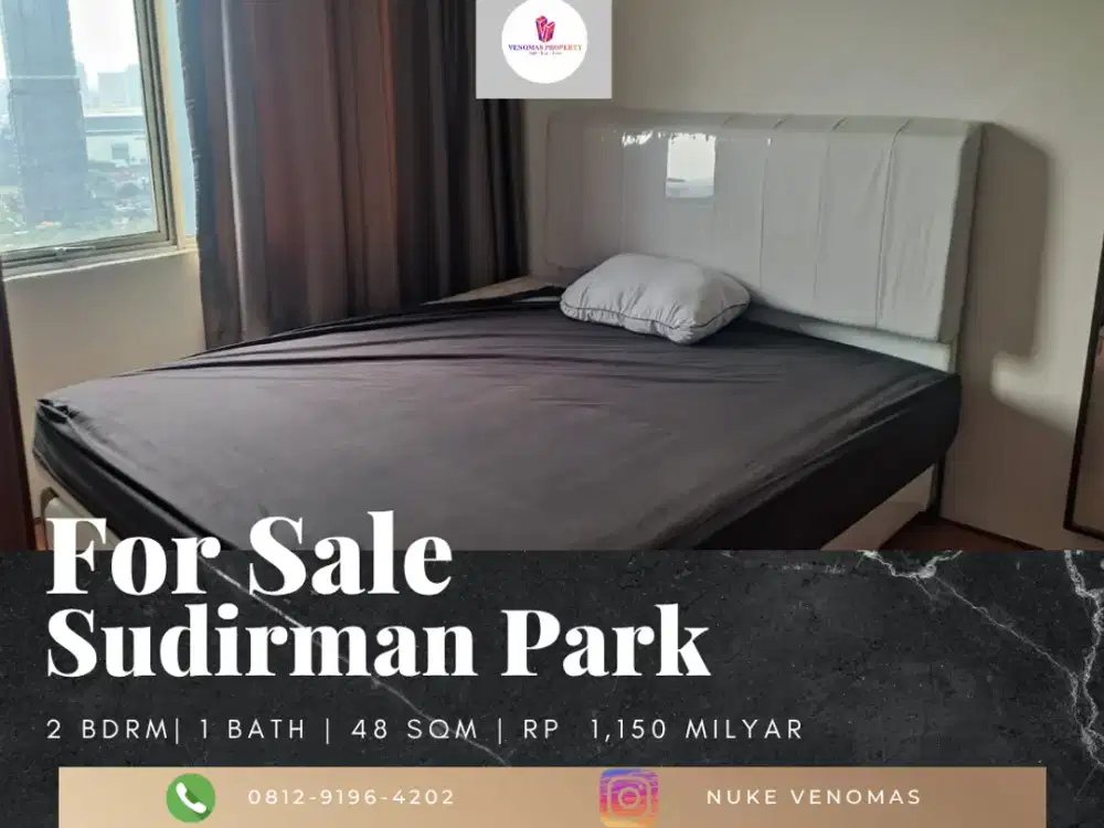 Dijual Apartement Sudirman Park 2BR Full Furnished