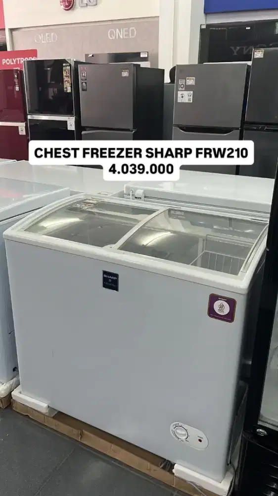 FREEZER BOX SHARP 210L