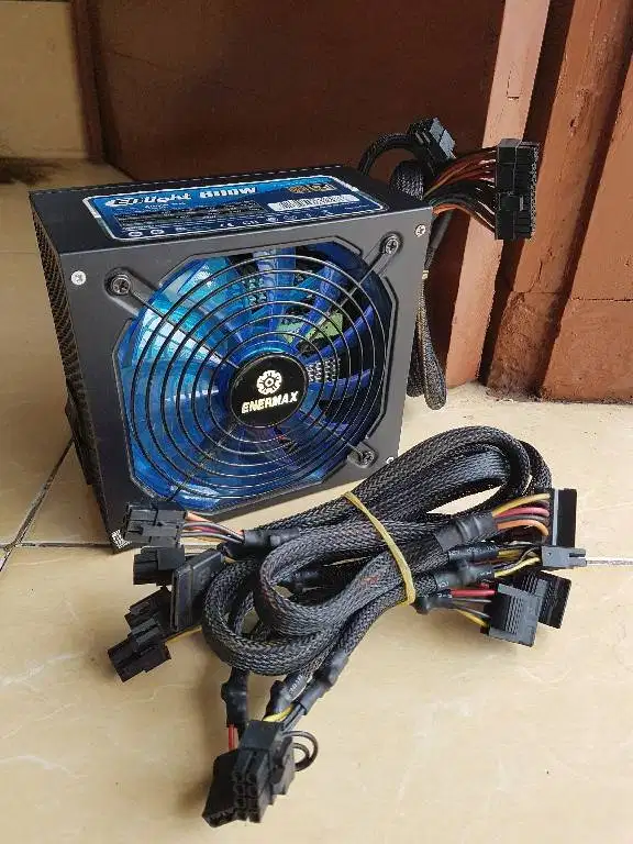 PSU Enlight 600w 80+ Bronze Semi Modular LED Blue
