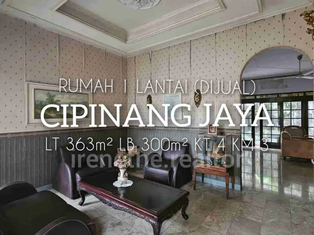 Dijual Rumah di Cipinang Jaya
