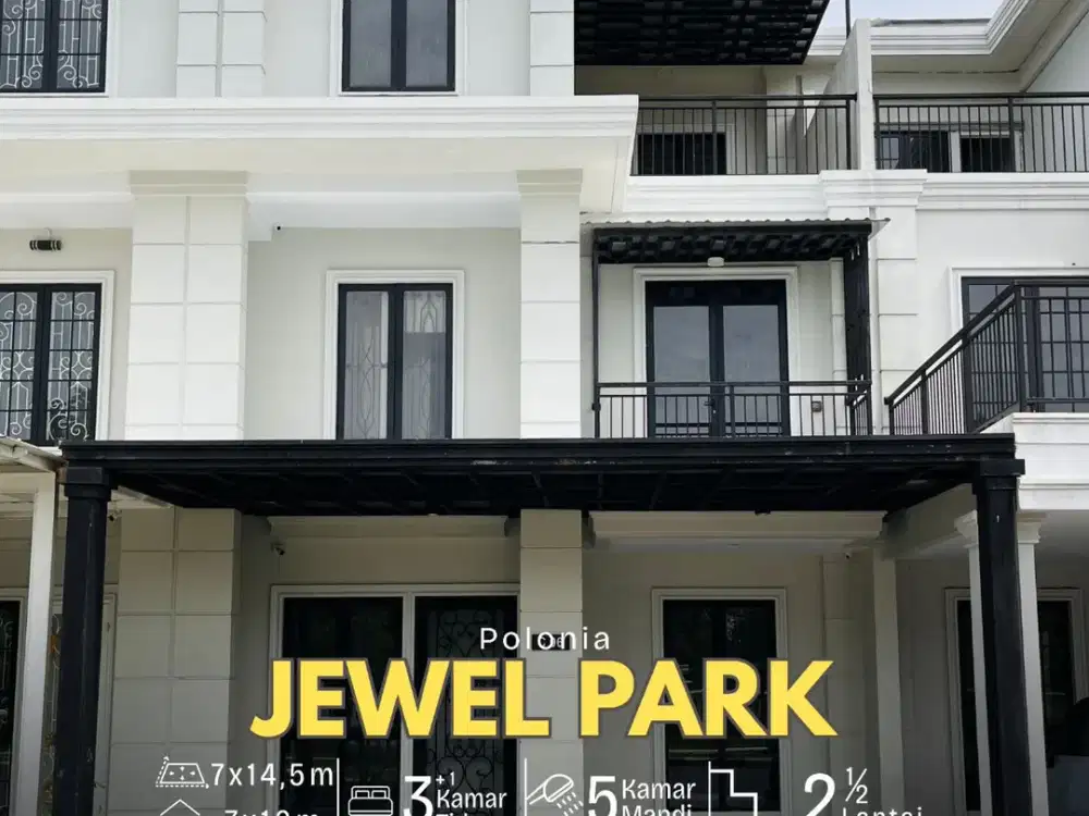 Dijual Rumah Siap Huni Fully Furnished di Komplek Jewel Park Jalan Starban - Polonia