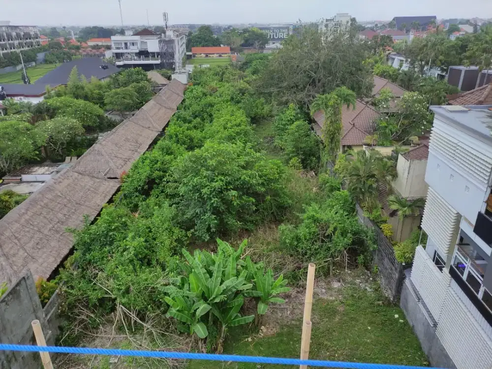 Dijual Tanah Premium di Kawasan Ekslusif Seminyak, Bali. 5 Menit ke Pusat Seminyak