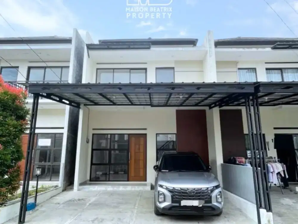 DIJUAL RUMAH CANTIK 2LANTAI LOKASI STRATEGIS DEKAT STASIUN & TOL DI BUKIT CIMANGGU CITY - BOGOR