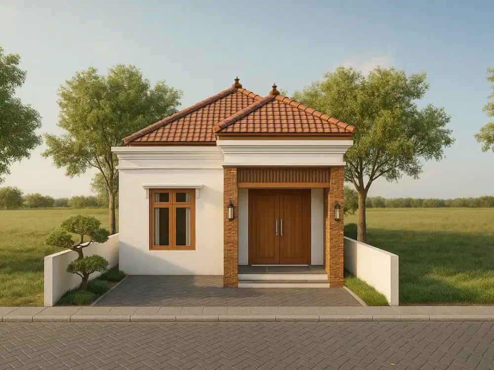 5 Menit Bandara YIA, Rumah Bergaya Bali Dijual