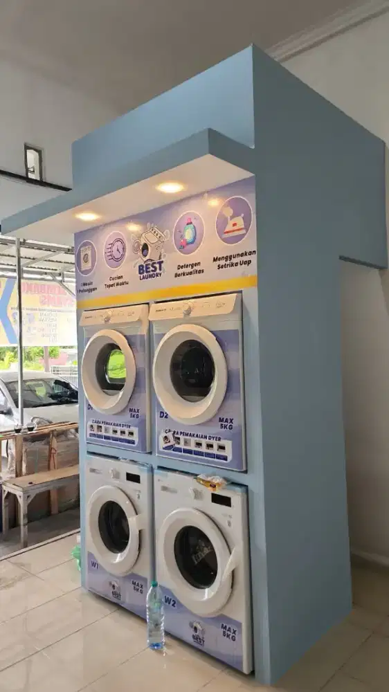 PAKET USAHA LAUNDRY KILOAN DAN KOIN EXPRESS II FREE ONGKIR