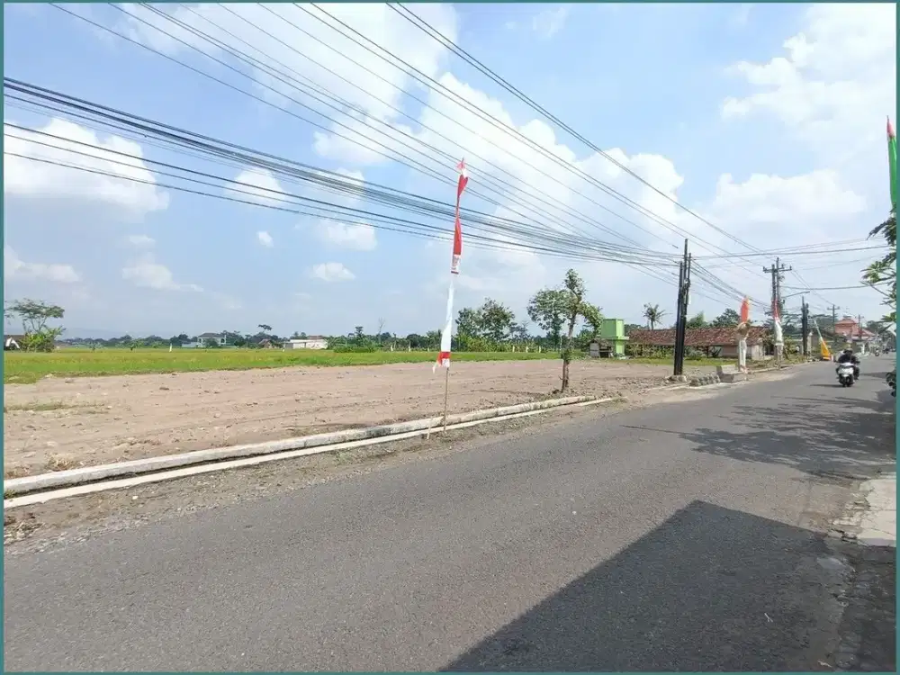 5 menit Budi Mulia Tajem, Jual Tanah Sleman Tepi Aspal