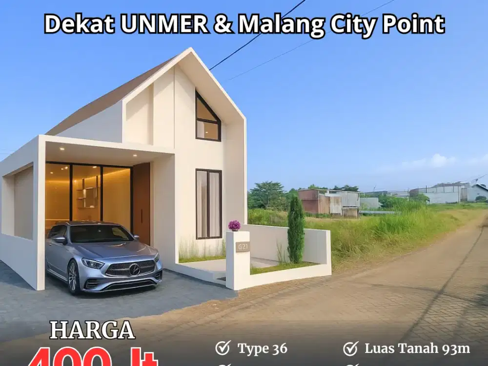 Rumah Mewah Sukun, Kota Malang. SHM Ready, Lokasi Bukan Kabupaten