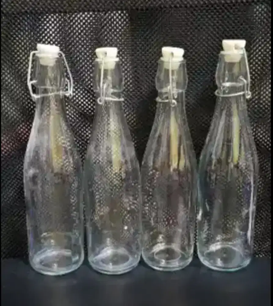 Botol kaca 500ml bekas 4 pcs