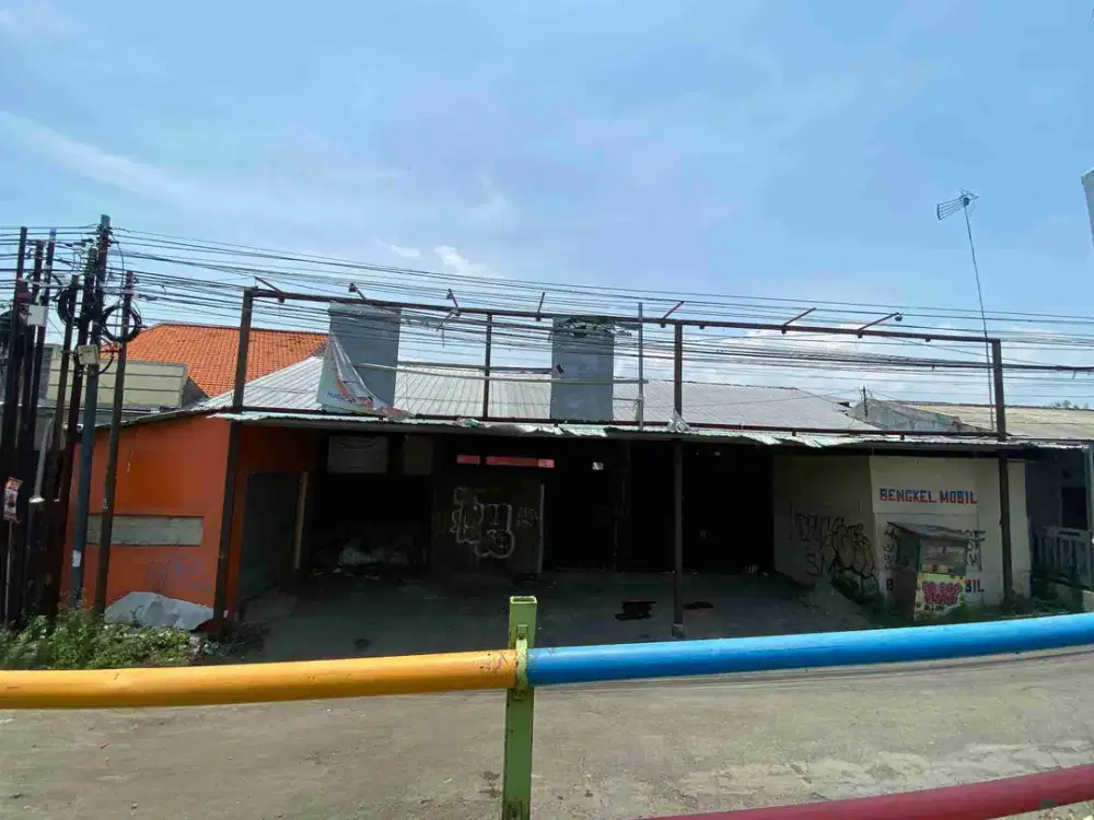 TEGAL MEJASEM TANAH & GUDANG STRATEGIS KOMERSIAL DEKAT JALAN RAYA JUAL MURAH