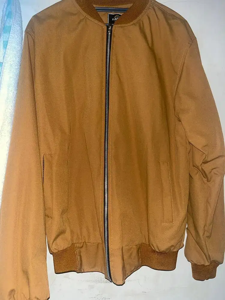Jaket Bomber coklat