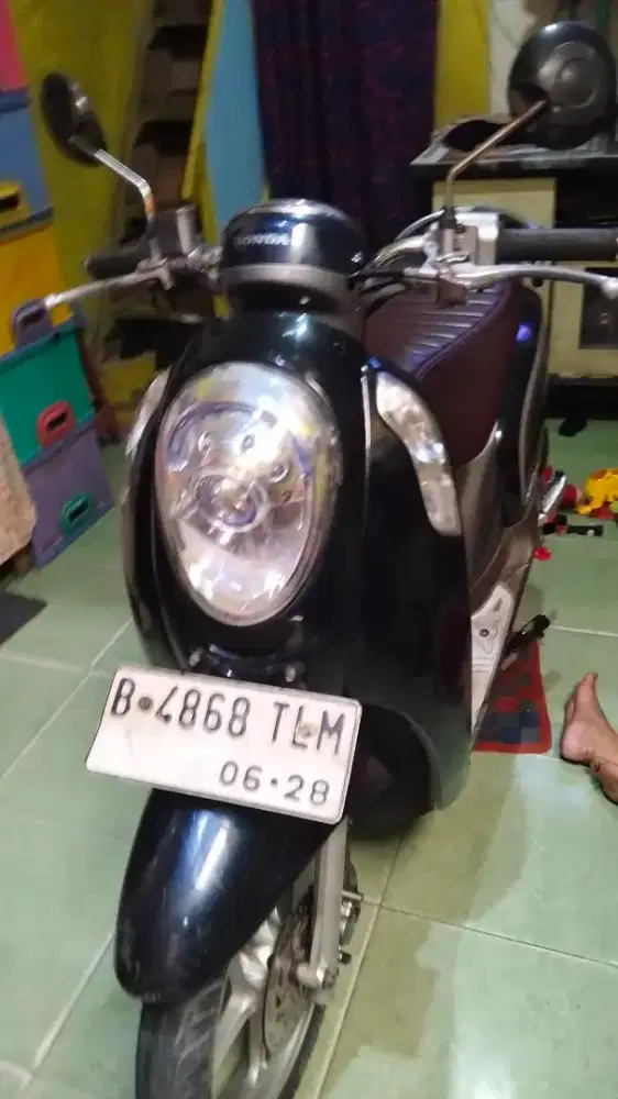 Jual motor scopy 2016 STNK hilang pajek hidup BPKB faktur ready